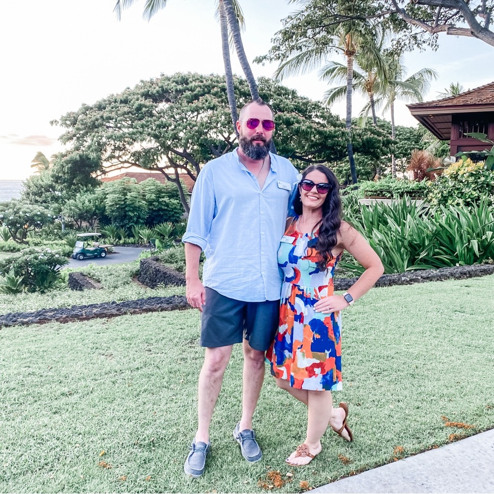 Anthropologie Watercolor Dress